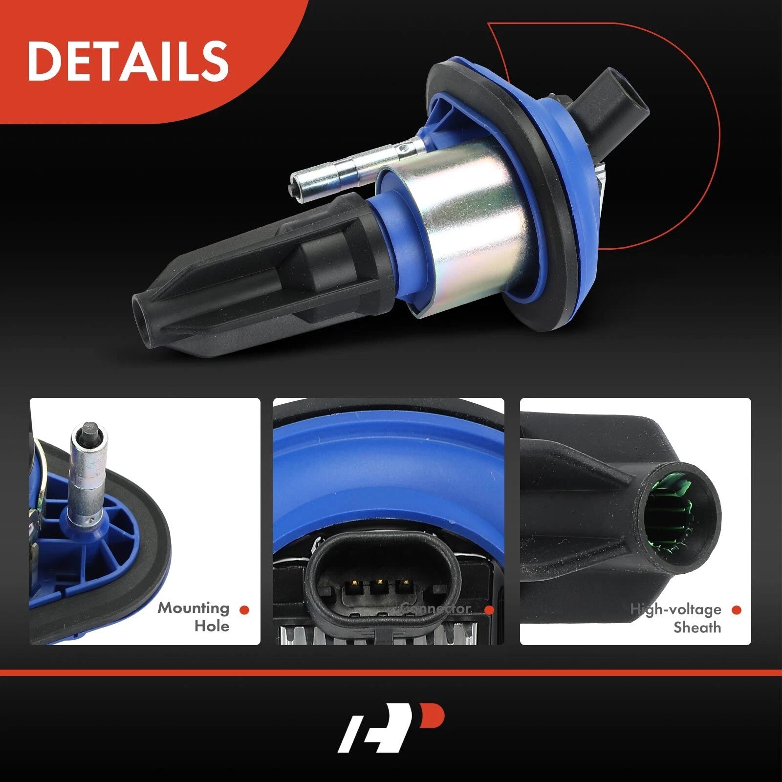 5X Blue Ignition Coil for Chevy Colorado GMC Canyon (2004–2006)
