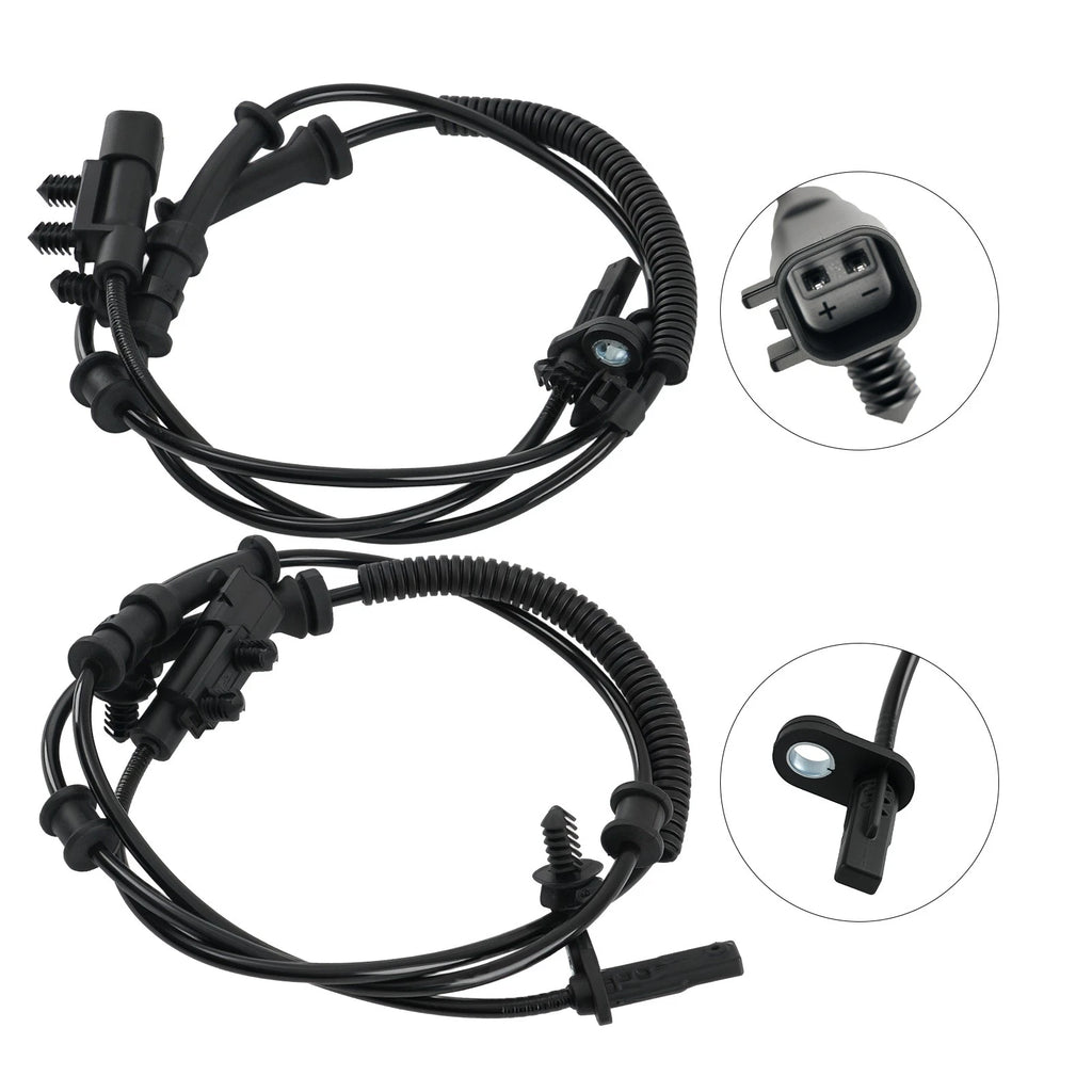2x Front ABS Wheel Speed Sensor for Dodge Durango Jeep Grand 2011–2015