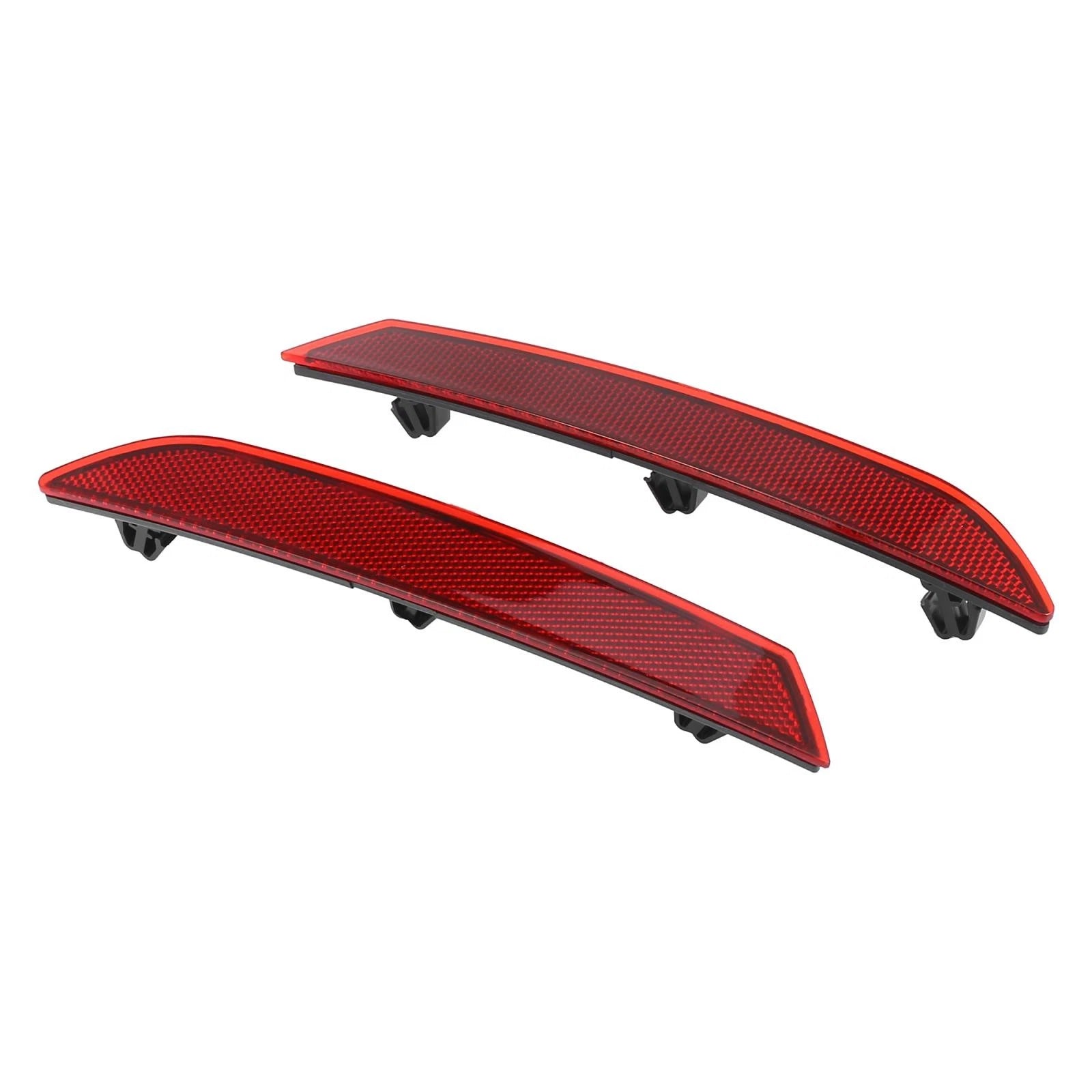 Pair Rear Bumper Reflector Strip Cover for BMW (2011–2017) 63147851577
