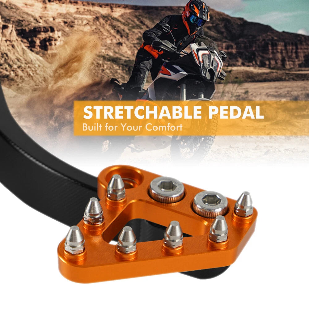 Billet Rear Brake Pedal Lever with Plate for KTM 1290 Super Adventure (2013–2020)
