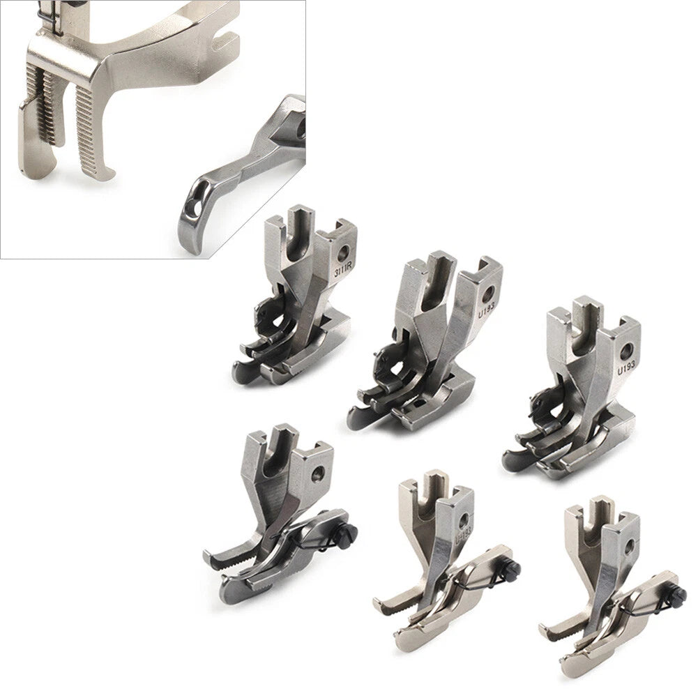 Set of 6 Walking Feet with Guide for Juki DU-141, DU-1181, Consew 205RB