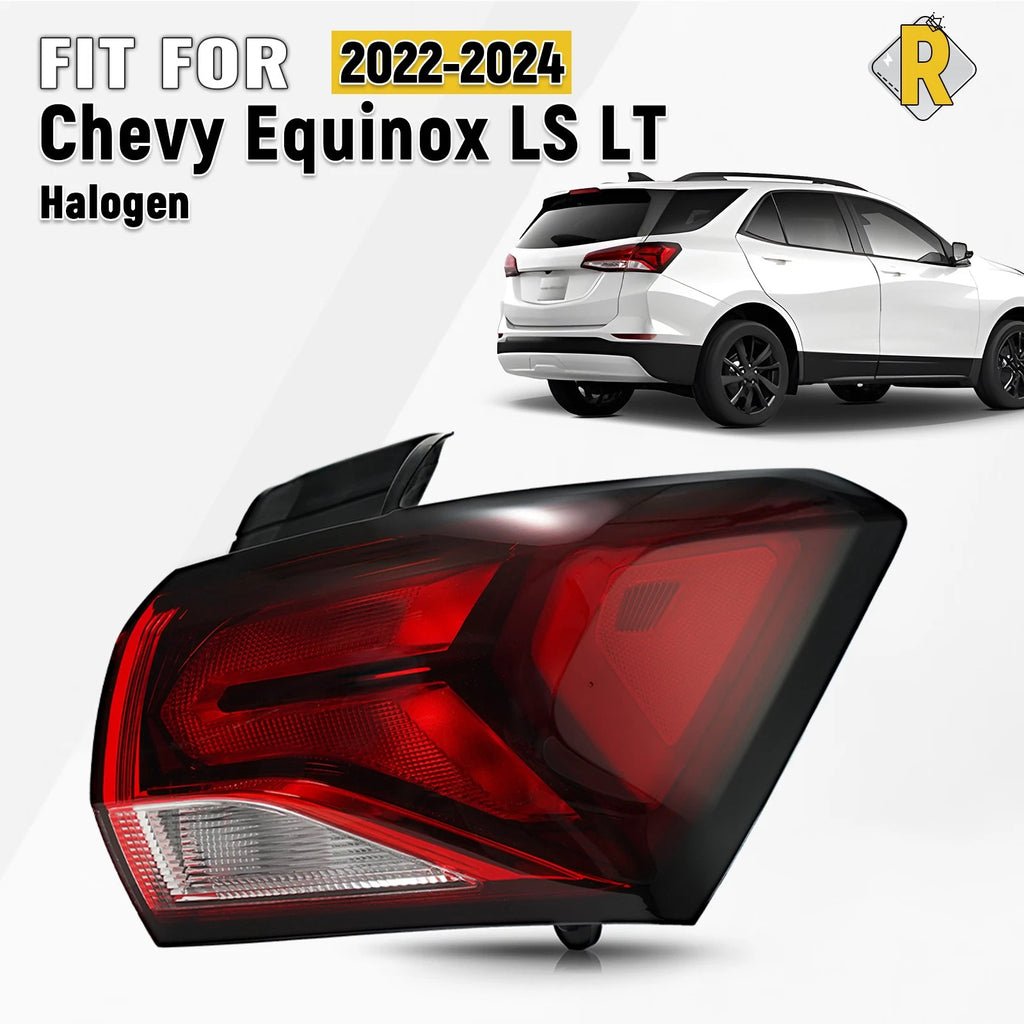 Halogen Outer Taillight Right Passenger Side for Chevrolet Equinox (2022–2024)