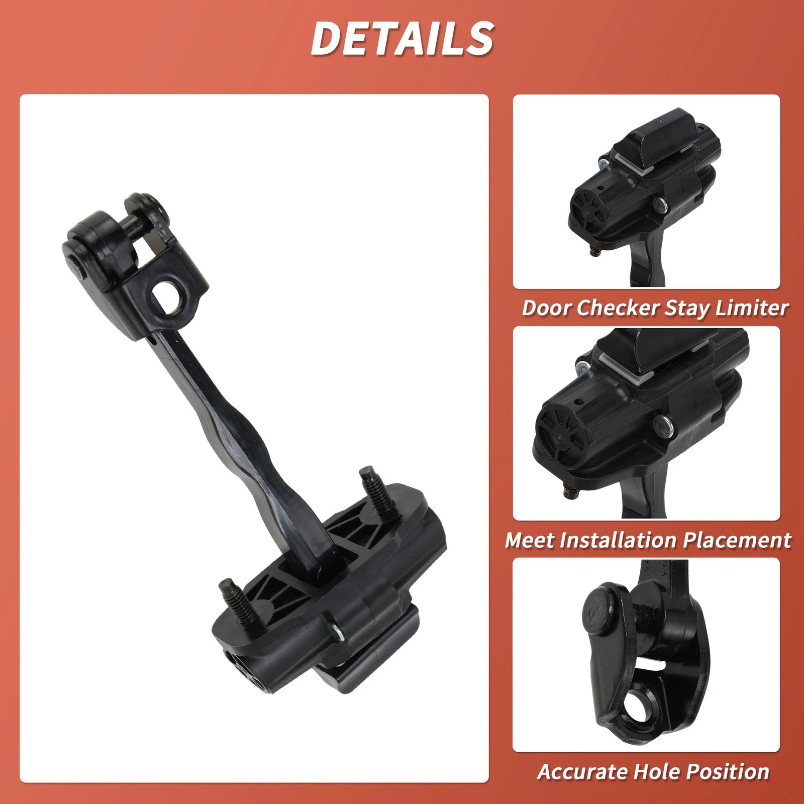 1Pc Door Check Strap for Ford Fiesta (2009–2019) No.DK4972270