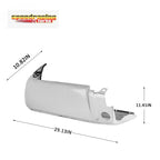 Chrome Steel Rear Left Bumper End for Ford Super Duty F450 F550 (2008–2016)