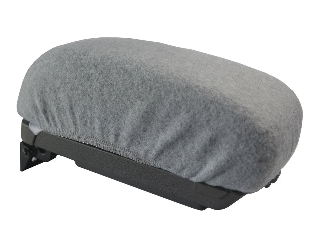 Fleece Console Lid Armrest Cover for Hyundai Tucson (2005–2009) Gray