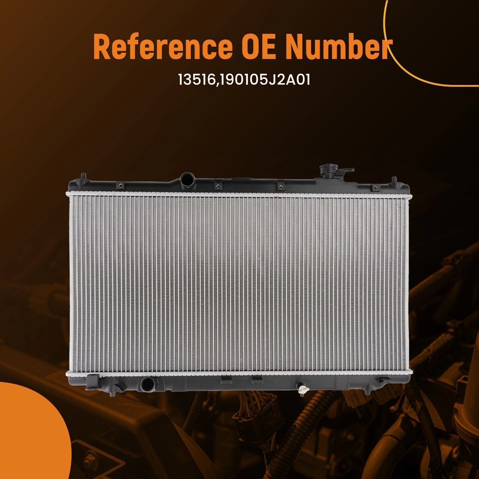 Aluminum Core Radiator for Acura TLX (2015–2020)
