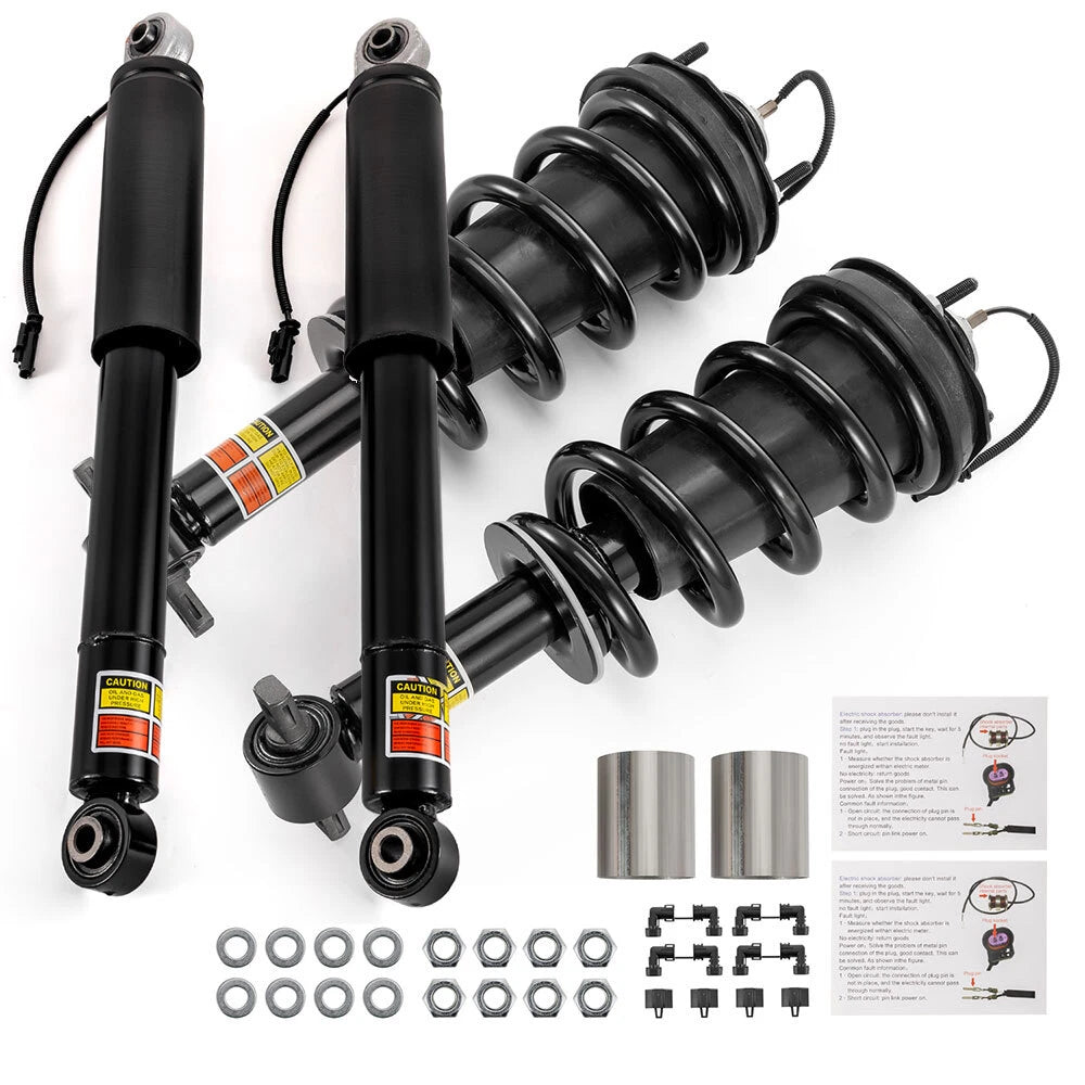 Front/Rear Shocks Struts for GMC Sierra 1500, Chevrolet Silverado 1500 (2015–2018)