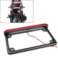 LED Light Motorcycle License Plate Frame & Brake Tail Light Bracket