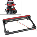 LED Light Motorcycle License Plate Frame & Brake Tail Light Bracket
