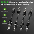 CV Axles for Kawasaki Brute Force 650i & 750i ATV (2003–2023)