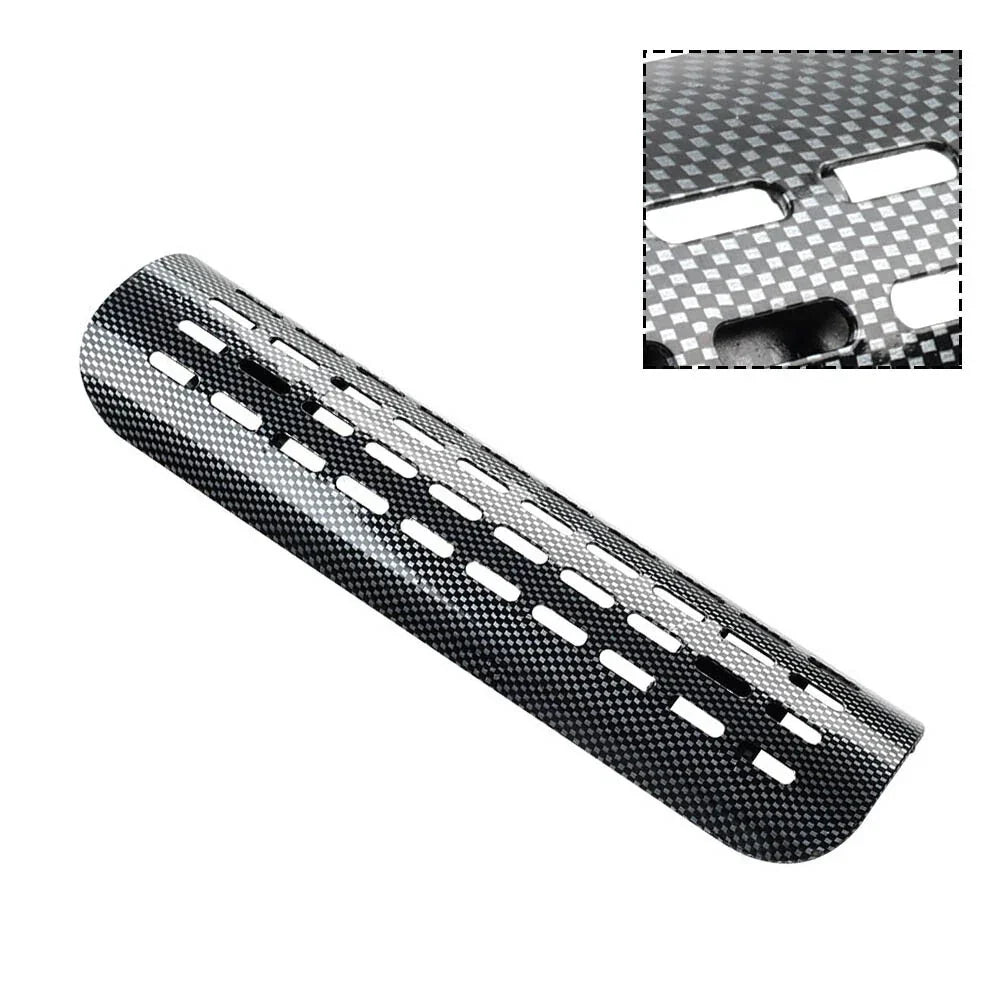 Curved Exhaust Muffler Pipe Heat Shield Cover for Motorcycle