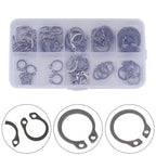 100pcs External Circlips Retaining Ring 8mm-18mm for Universal