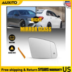 Passenger Side Mirror Glass with Heat and Blind Spot for Benz CL600 CLA250 CLS400 (2012–2019)