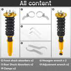 Adjustable Coilovers Suspension Kit for Honda Accord (2003–2007)