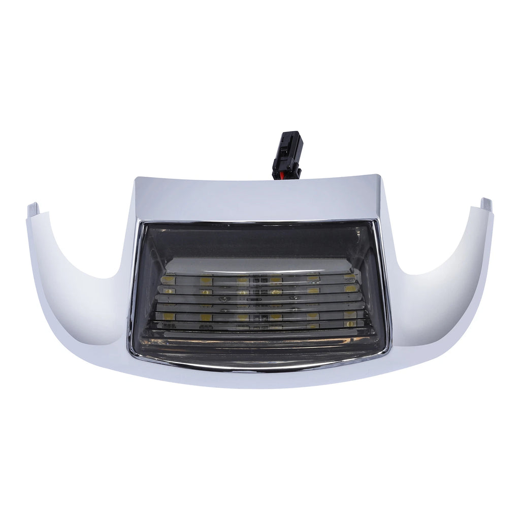 ABS Chrome Smoke Front Fender Tip Light for Harley Electra Glide (2014–2023)
