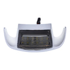 ABS Chrome Smoke Front Fender Tip Light for Harley Electra Glide (2014–2023)