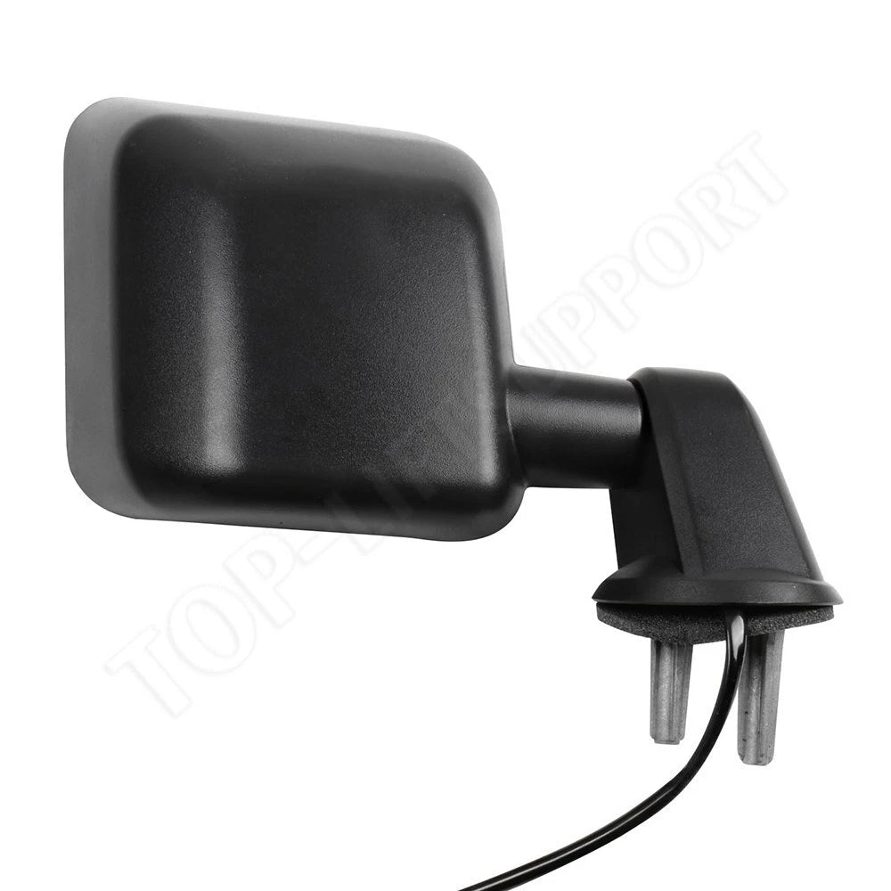 Power Heated Black Manual Fold Driver Side Mirror for Jeep Wrangler (2007–2017)