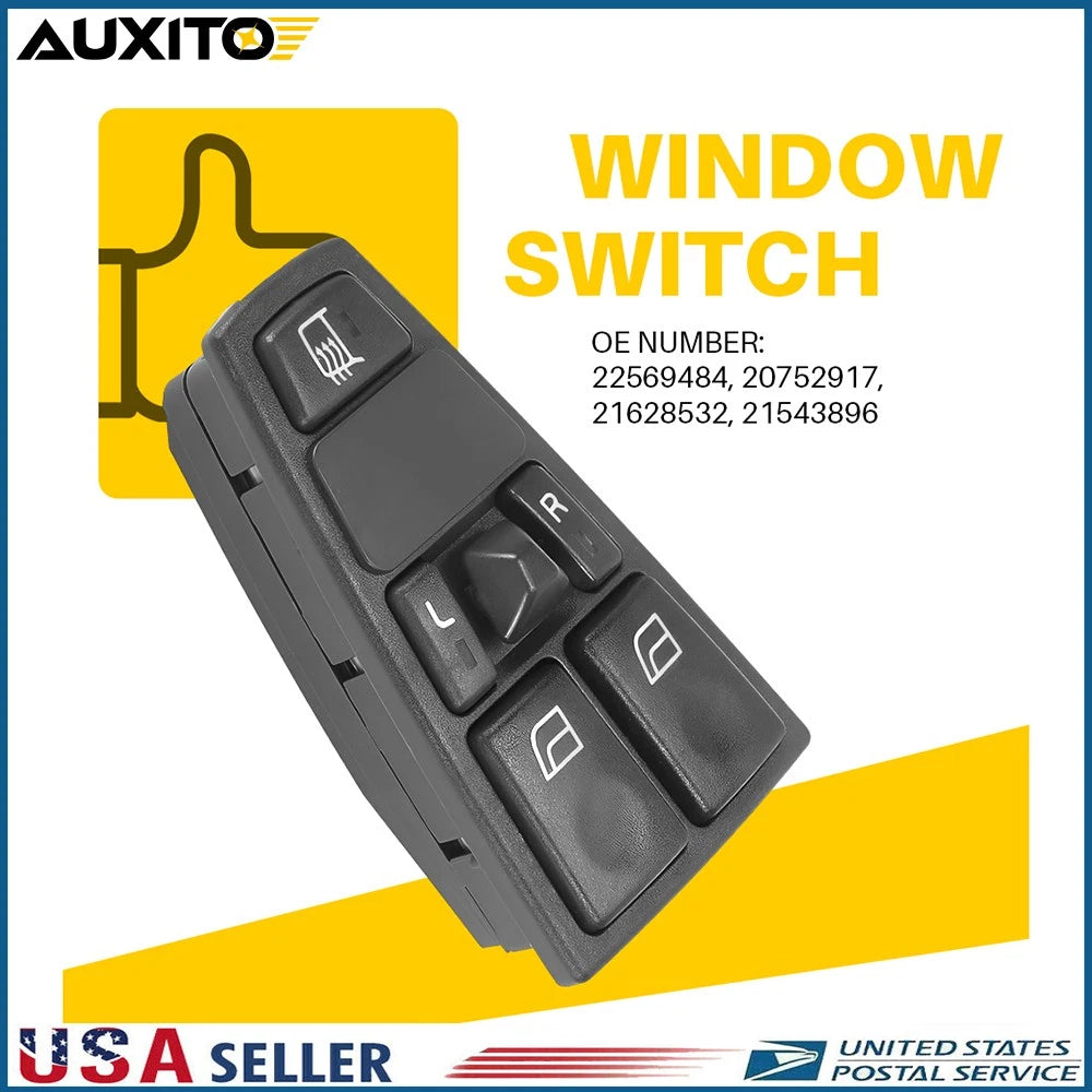 Set of 1 Power Window Switch for Volvo VNL (2004–2023)