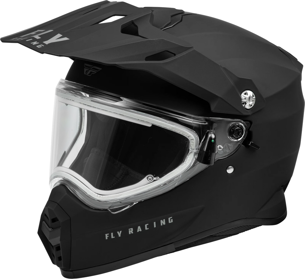 Fly Racing Trekker CW Solid Snow Helmet for (X-Small, Matte Black)