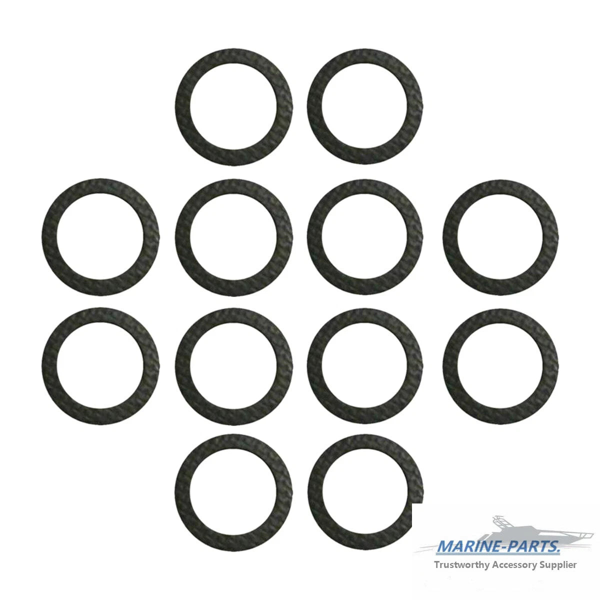 12pc Lower Gearcase Drain Gasket for Mercury MerCruiser (Replaces 12-19183, 18-2945)
