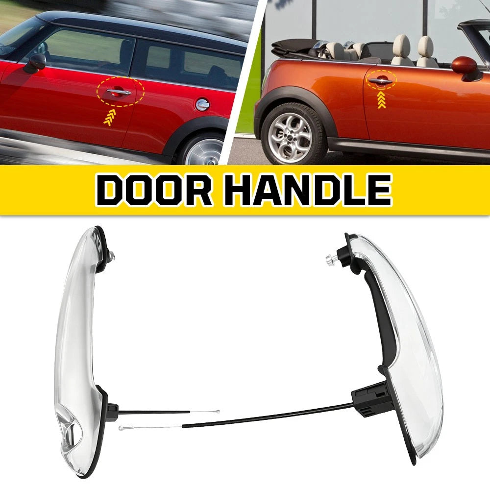 Pair Exterior Door Handles for Mini Cooper R50 R52 R55 R57 R58 (2002–2015)