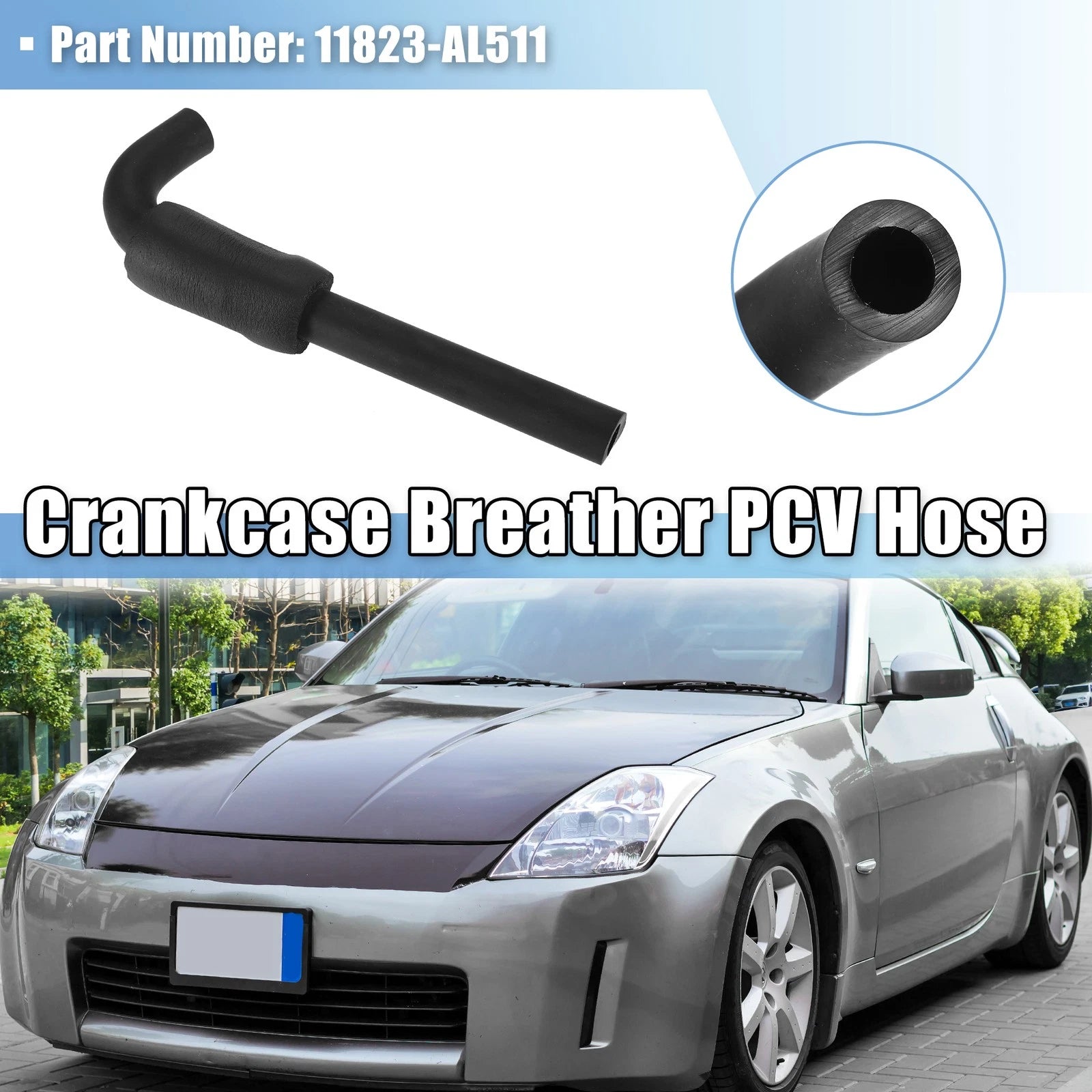 Crankcase Breather PCV Hose No. 11823-AL511 for Nissan 350Z (2003–2007)