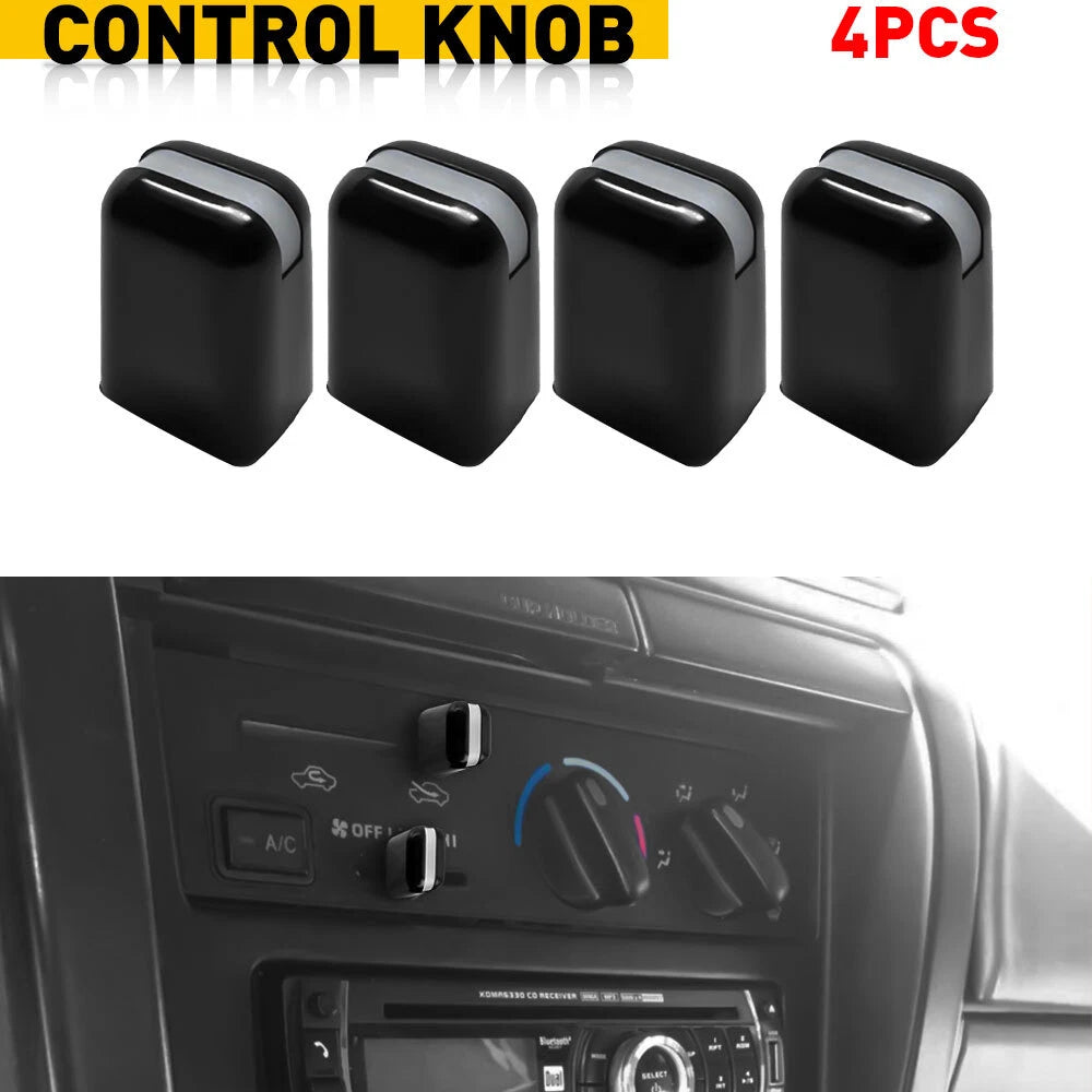 Set of 4 AC Heater Knobs for Toyota Pickup 4Runner Land Cruiser Tacoma