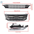 Front Upper Lower Grille + Fog Lights Kit for Honda Odyssey (2011–2014) HO1210138