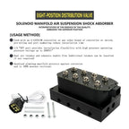 4-Corner Block Manifold Solenoid Valve for Air Suspension (300PSI)