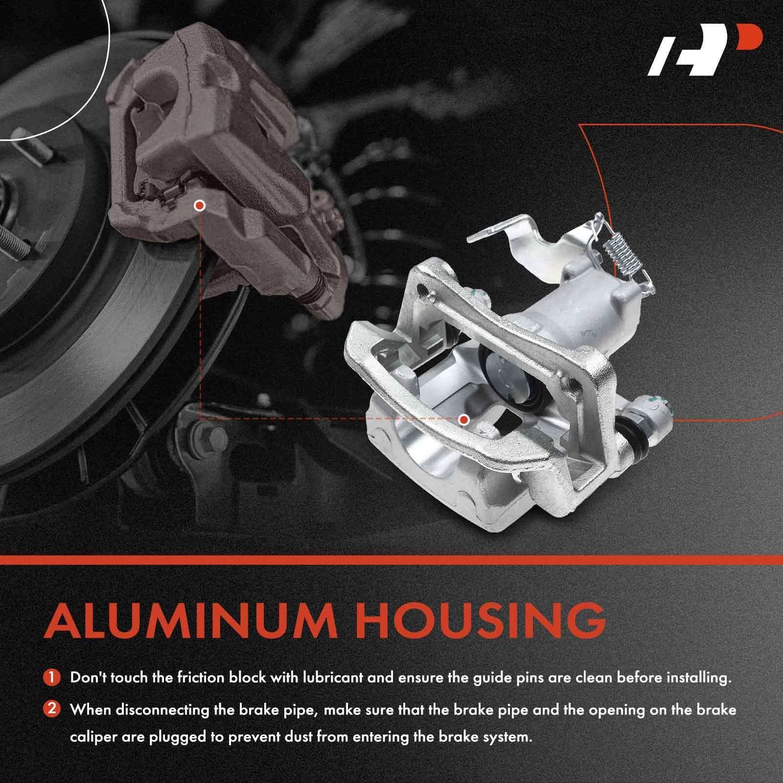 Rear Brake Caliper & Pad for Hyundai Elantra GT (2013–2016) Kia Forte