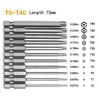 Magnetic Head Screwdriver Bit for Household Use (Alloy Steel)