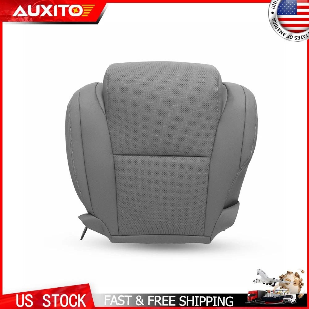Left Front Bottom Leather Seat Cover Gray for Toyota Tundra, Sequoia (2007–2013)