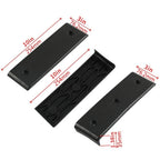 10PCS Bunk Slide Pads for Marine Boat Trailer (3" x 10", ABS Plastic)
