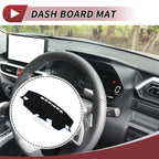 Dashboard Cover Mat for Toyota Raize (2013–2020) - Sun Protector Pad Black Blue