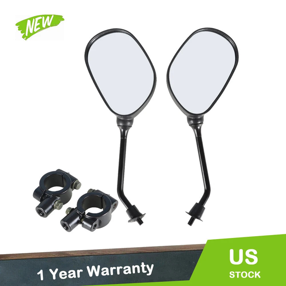 Universal Rear View Side Mirrors for Honda Yamaha ATV (All Years)