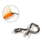 Set of 50 Fly Bait Quick Hook Bait Connectors for Fishing Gear Accessories