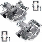 Pair Rear Brake Calipers with Brackets for Buick Lucerne (2006-2011)