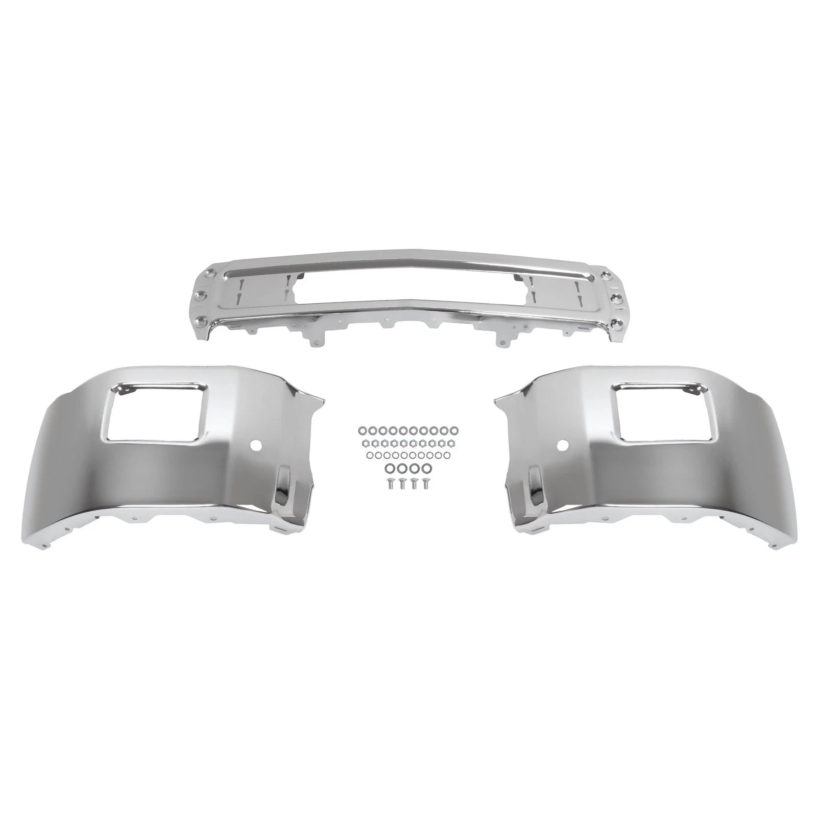 Front Bumper Face Bar for Chevrolet Silverado 2500HD 3500HD (2015–2019)