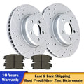 Brake Disc Rotors and Pads for Dodge Challenger Charger (V6 RWD)