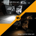 AUXITO T10 192 168 194 2825 W5W LED Light Bulbs for Car (LED, Xenon White)