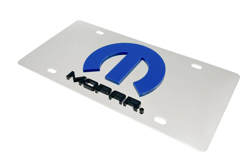 3D Premium Mopar M Logo Emblem Mirror Plate for Dodge Charger (2015–2023)
