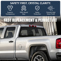 Tinted Rear Back Stationary Window Glass for Silverado Sierra 1500-3500 (2014–2019)