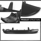 Valance for Toyota RAV4 (2016–2018) Rear Bumper Guard Plastic Textured