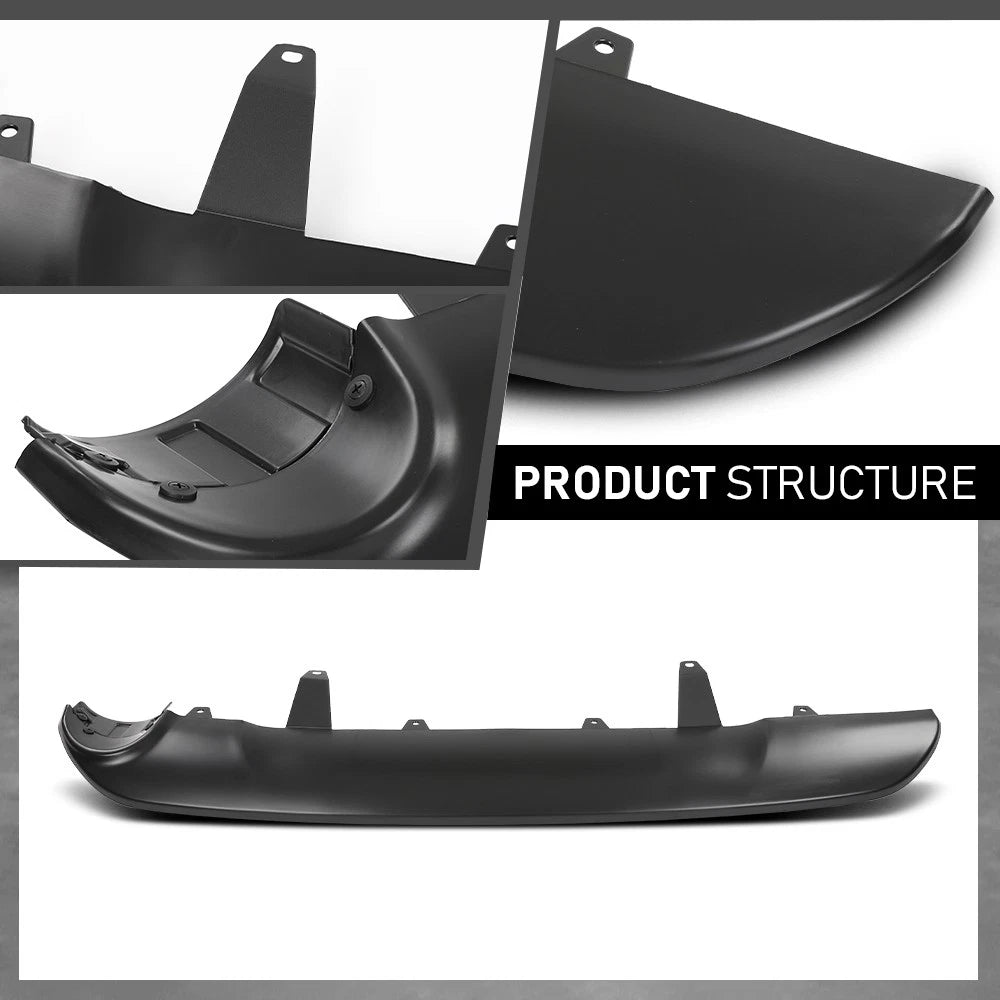 Valance for Toyota RAV4 (2016–2018) Rear Bumper Guard Plastic Textured