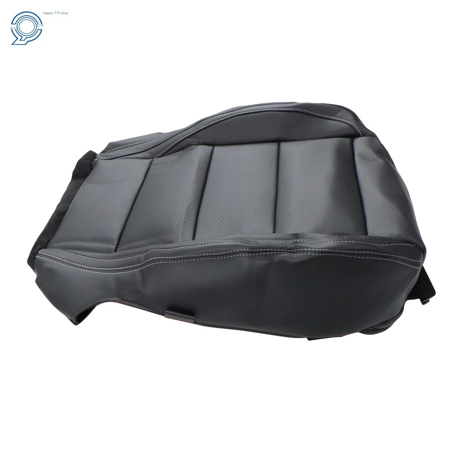 Front Passenger Bottom Seat Cover for Ford Mustang (2015–2023) Perforated Black