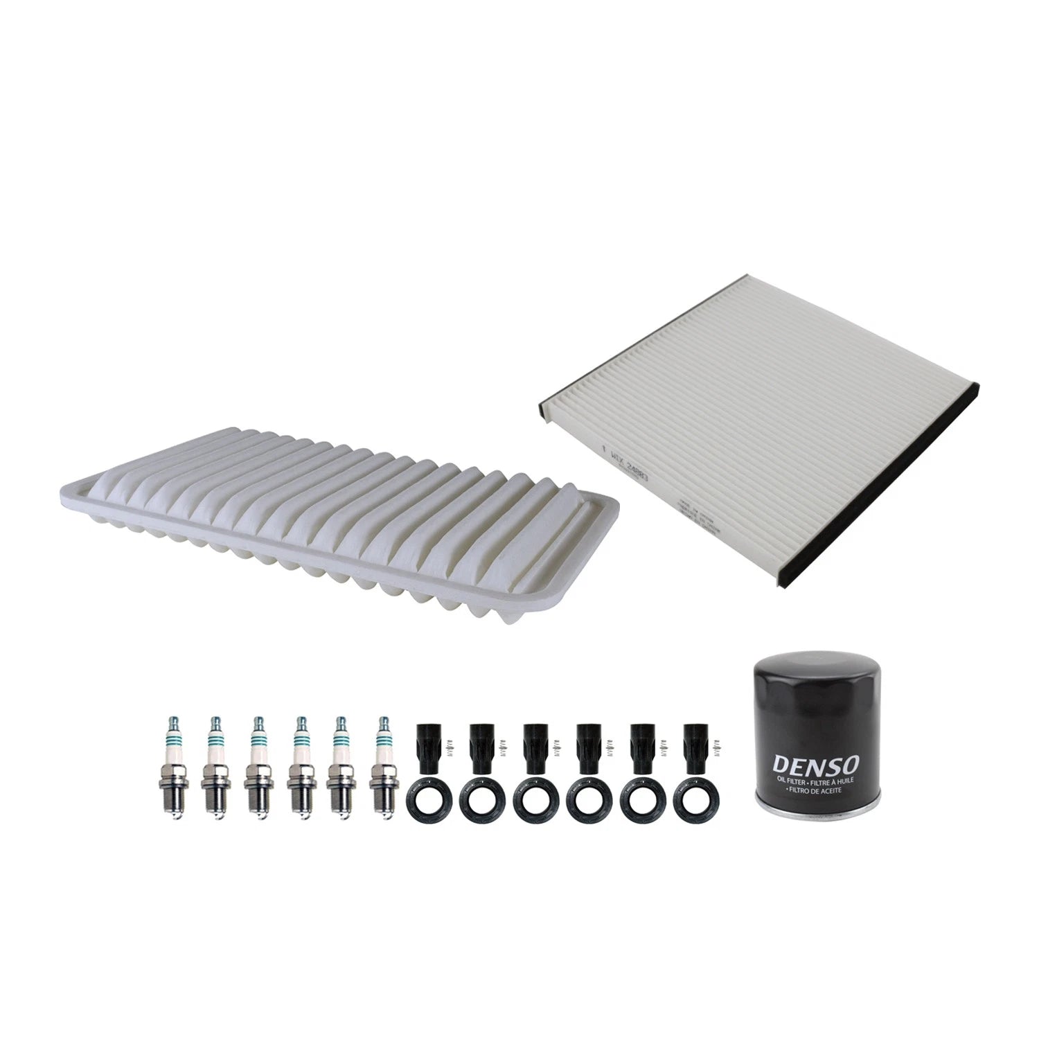 Tune Up Kit with NGK 6 Spark Plugs & Boots for Camry ES330 Sienna (2002–2006)