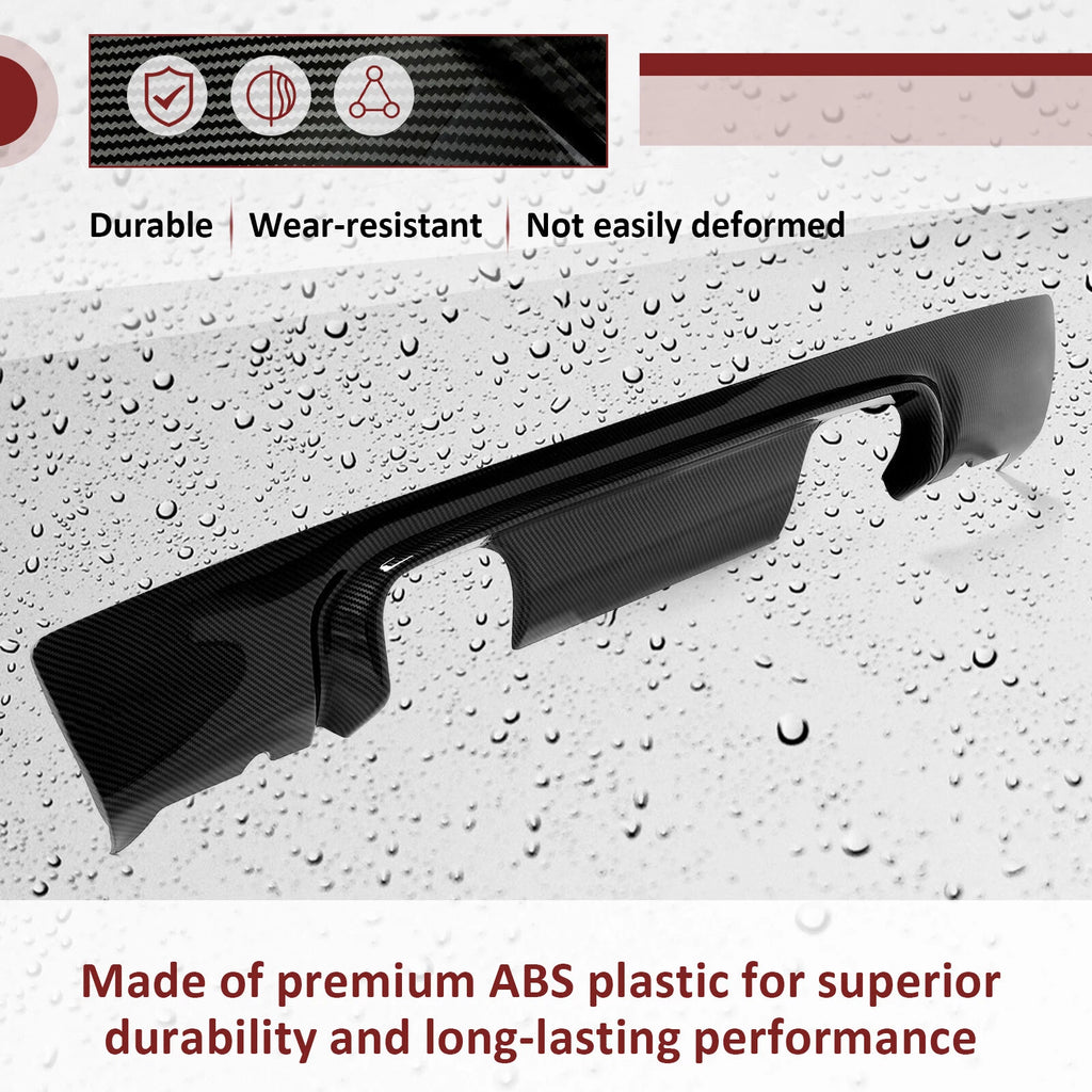 CSL Style Carbon Fiber Rear Bumper Diffuser for BMW E46 M3 (2001–2006)
