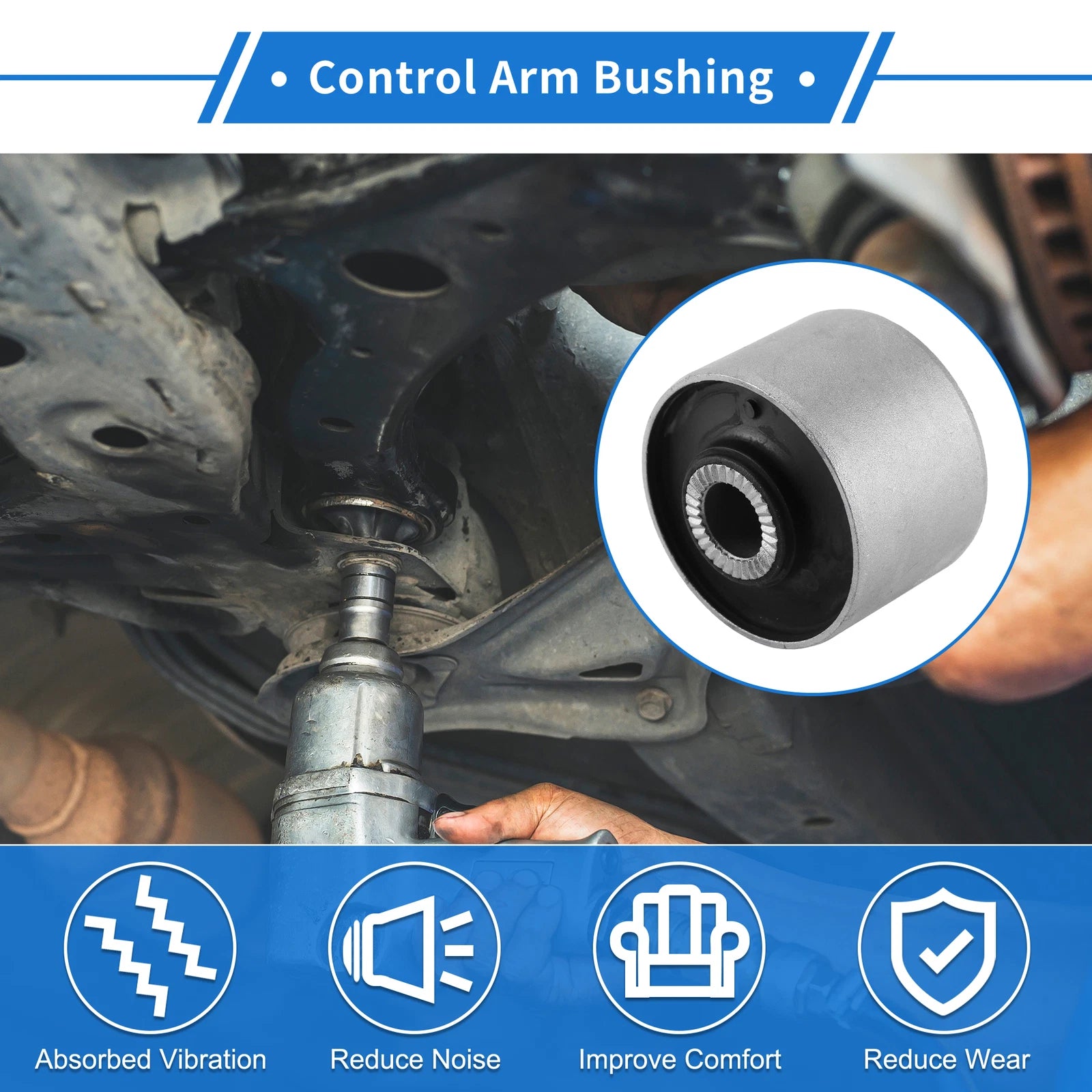 Front Lower Radius Arm Bush No. 5456001J00 for Nissan Patrol GQ Y60 GU (1990–2001)