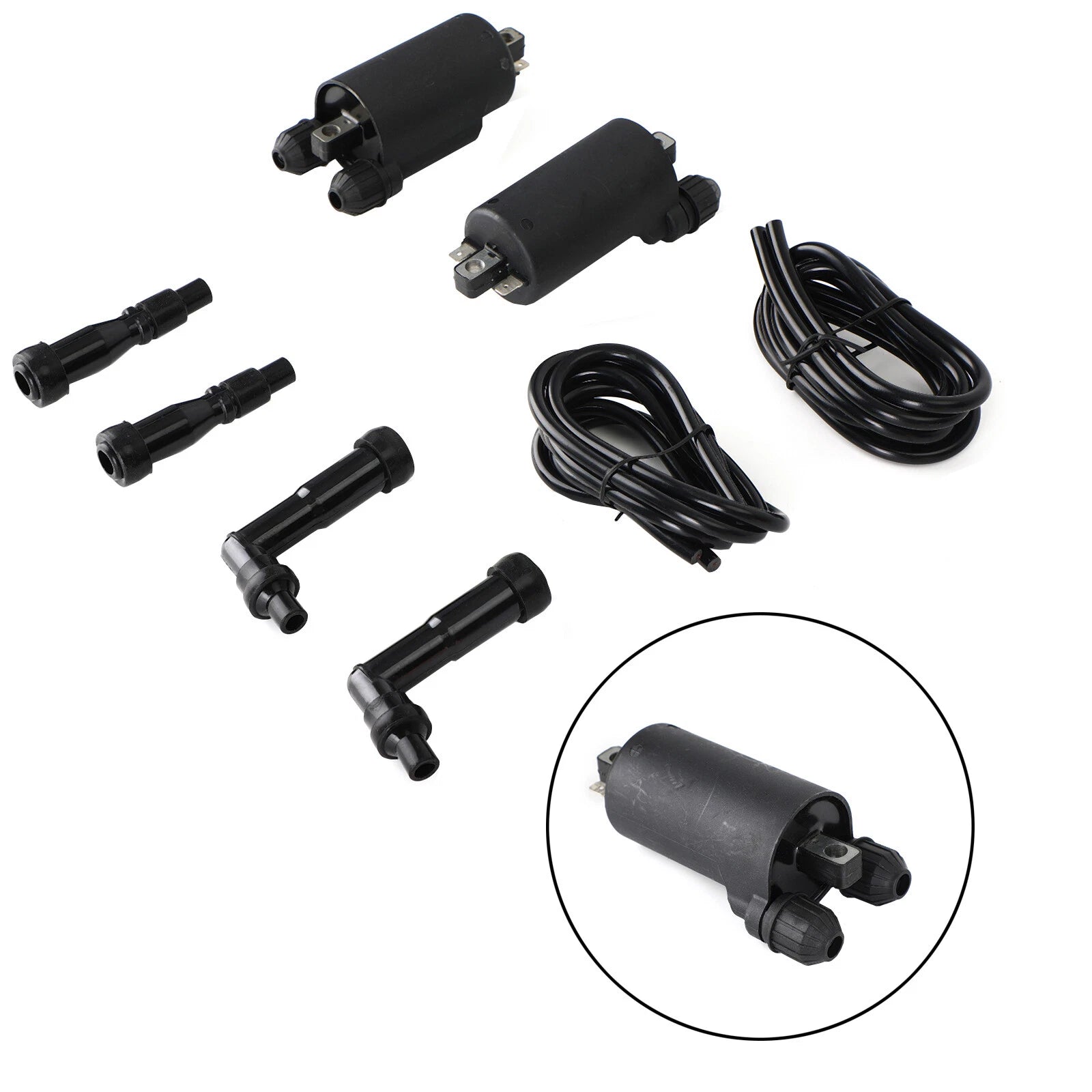Ignition Coils Caps and Wire for Honda CB750C CB750F CB900C CB900F CB1100F (1979–1983)