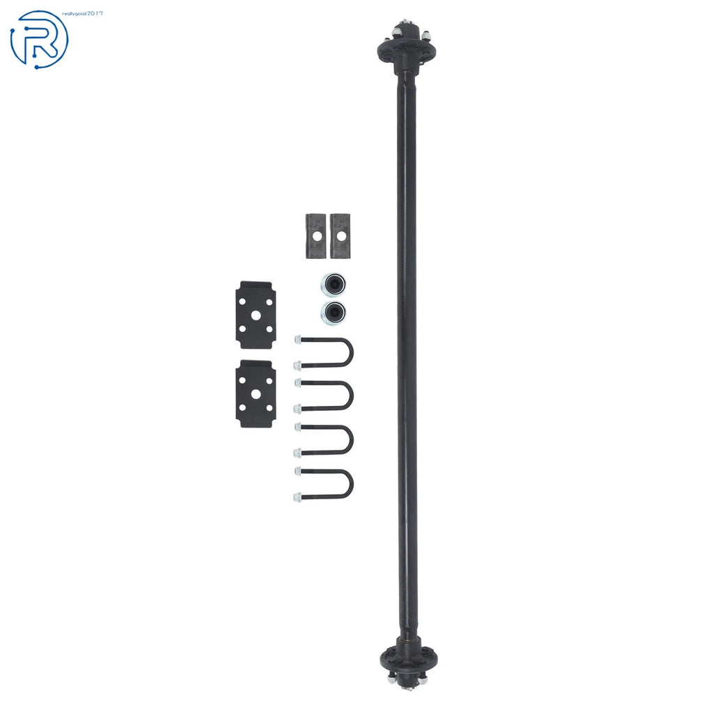 2000 lbs Idler Trailer Axle for Boat RV (4 Lug, 4" ID, 57" Hub Face)